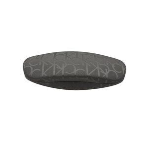 Calvin Klein Logo Fabric Hard Shell Eyewear Case Gray Durable Lightweight